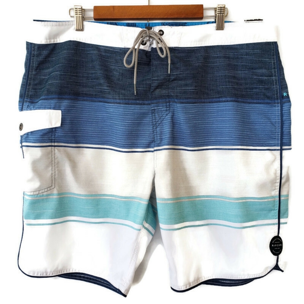 Rip Curl Blue/White Board Shorts Size:40
